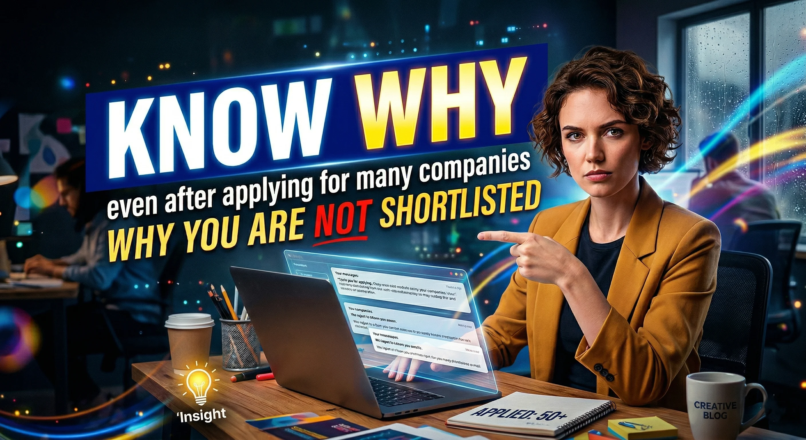 Know why you are not getting shortlisted after applying to many companies