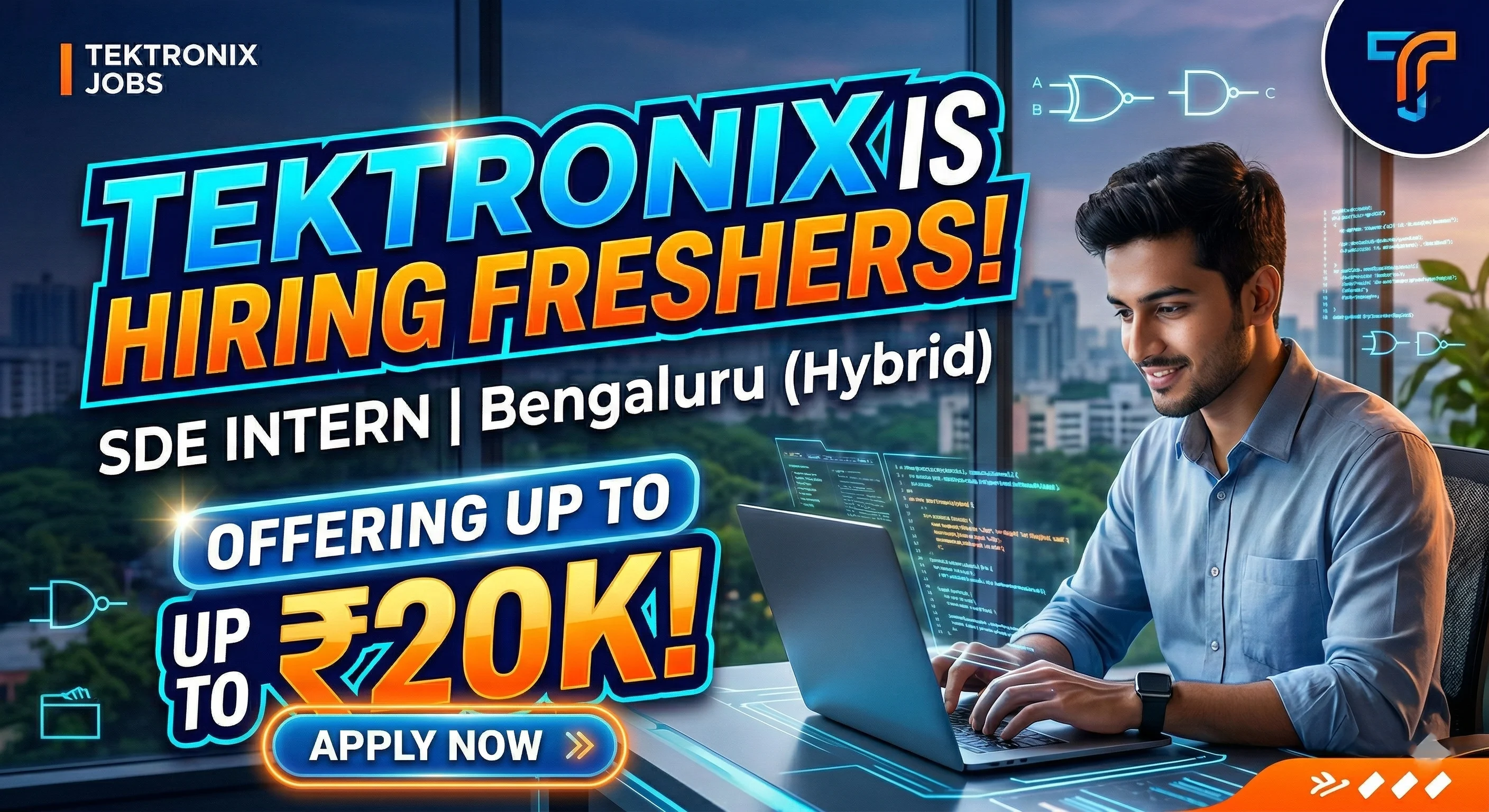 Tektronix hiring freshers for SDE Intern in Bengaluru Hybrid