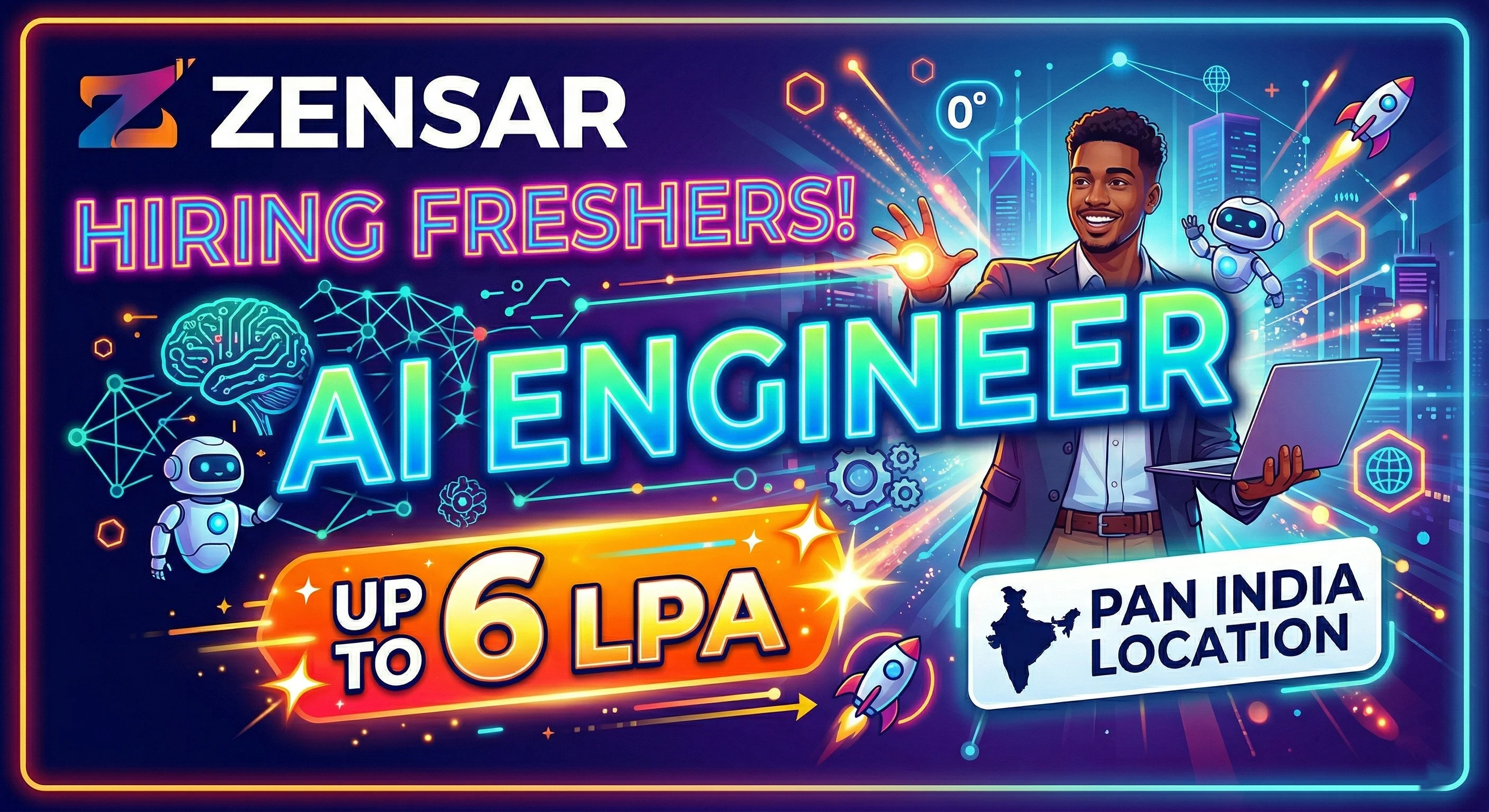 Zensar hiring freshers for AI Engineer in GEN AI projects