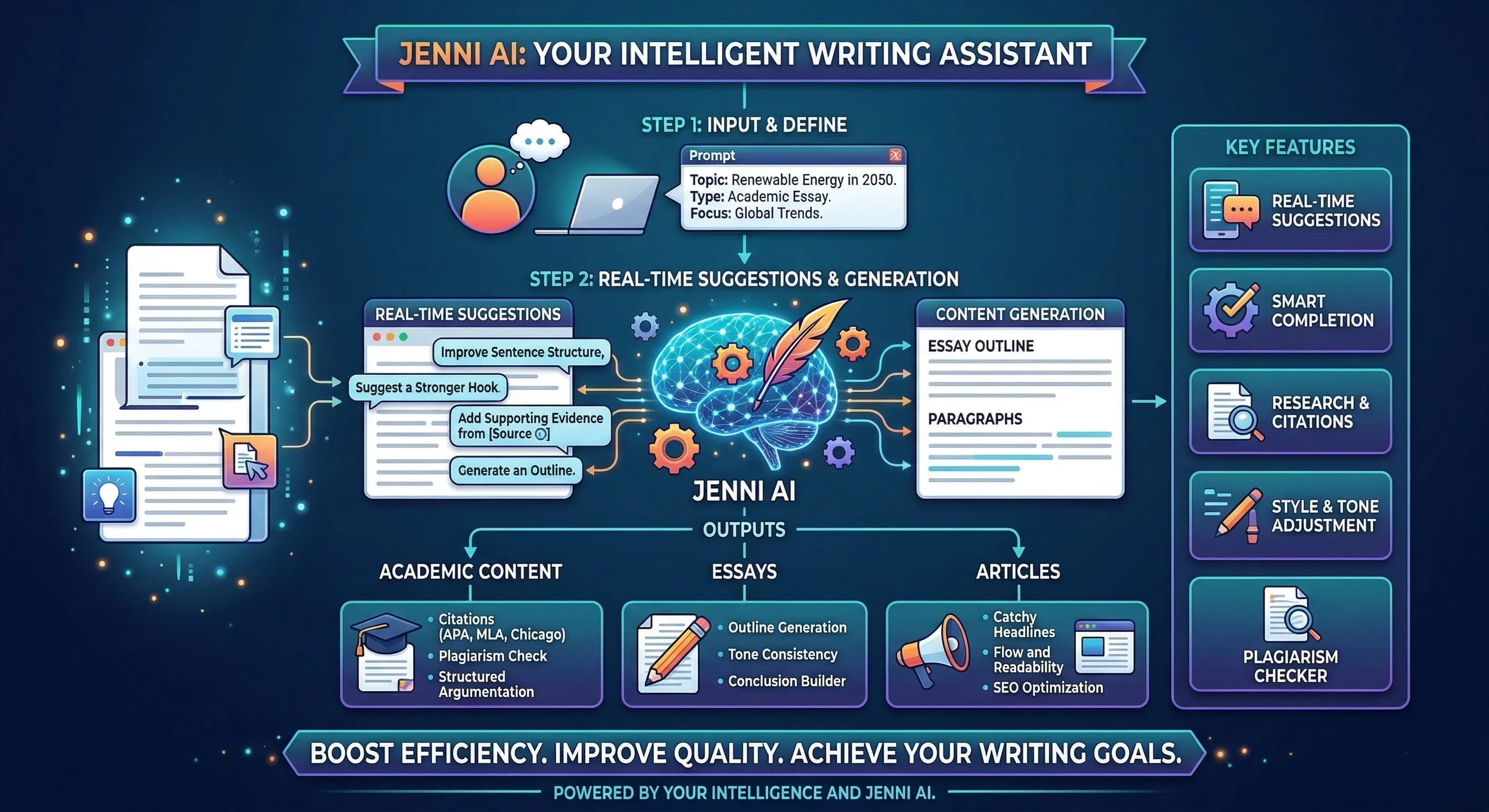 Jenni AI - AI Writing Assistant That Humanizes Essays, Articles and Academic Content