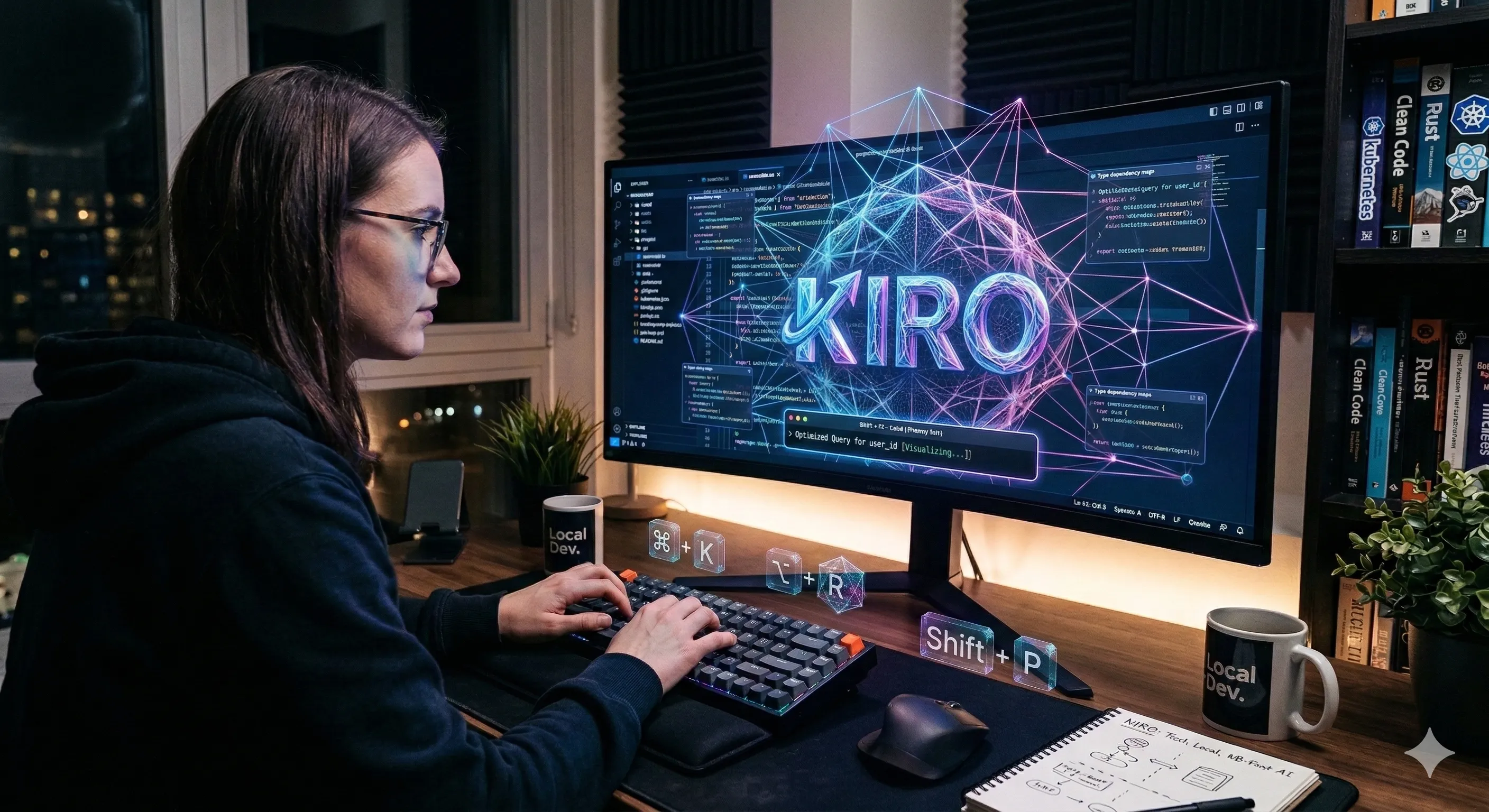 Kiro - Fast Keyboard-First AI Assistant for Developers That Works Locally