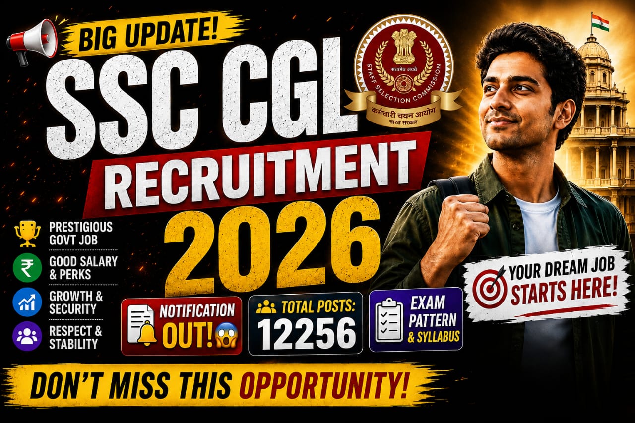 SSC CGL recruitment 2026 complete guide