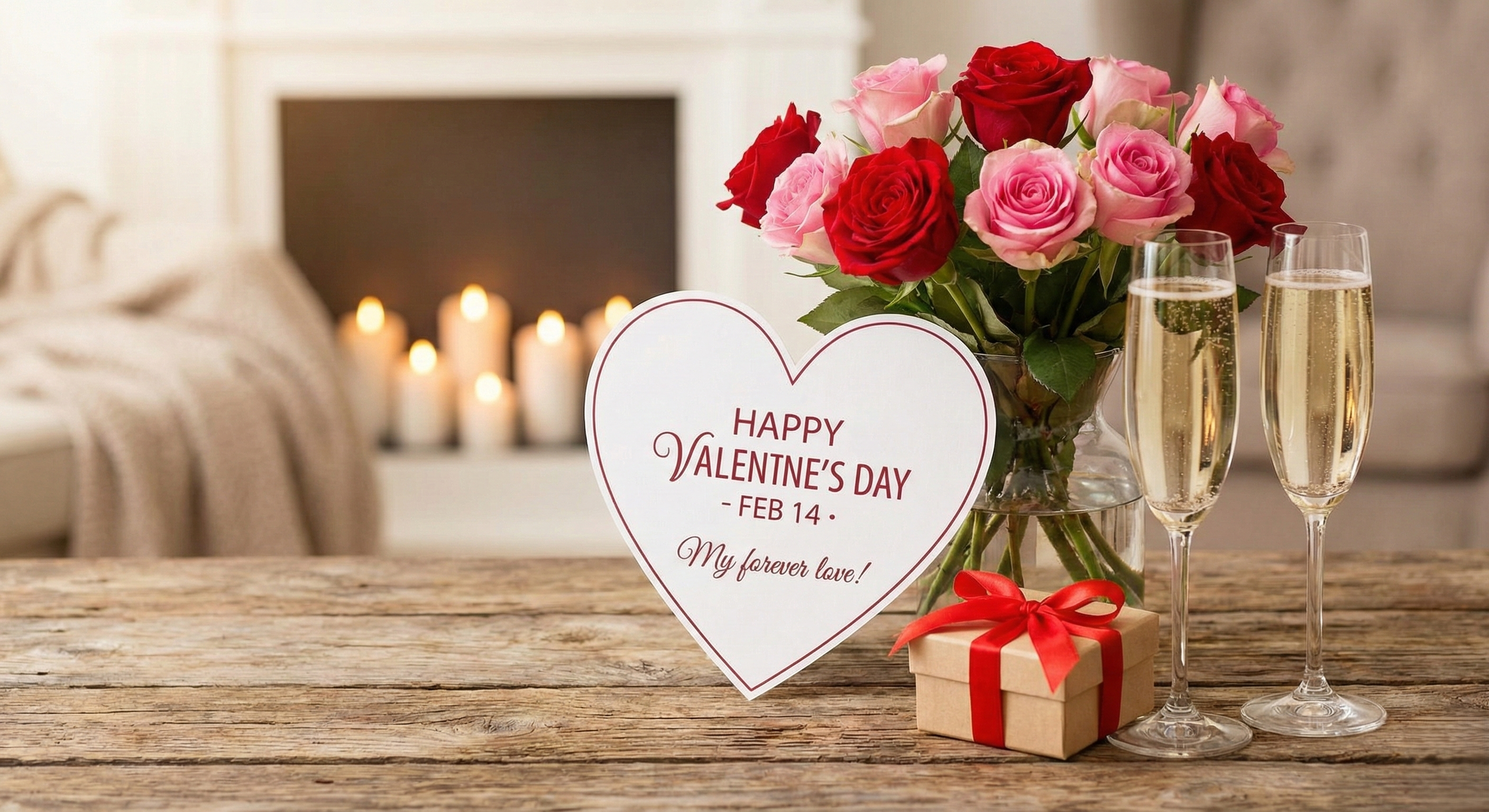 Romantic Valentine's Day celebration 2026